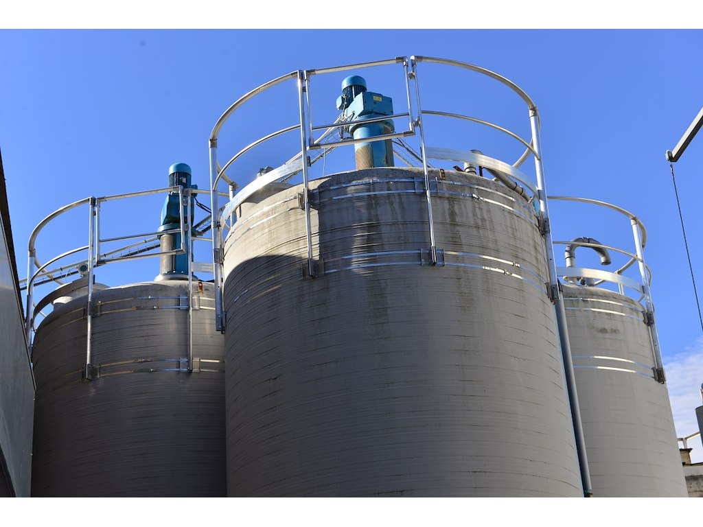 Gelænder til tank/silo