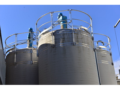 Gelænder til tank/silo