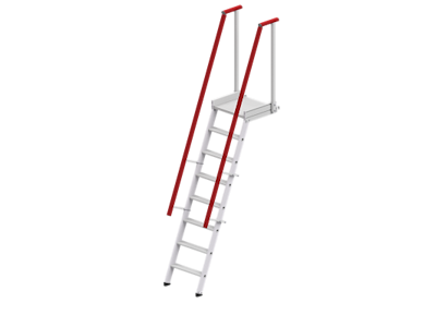 stigetrappe m. platform 7