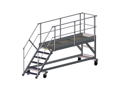 Container platform, 3 meter | Comfort