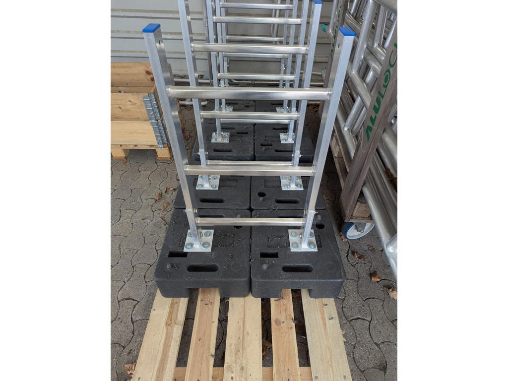 Stigesektion til udgangsplatform 84 cm | m. ballastvægt