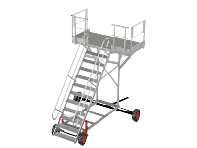 Flyplatform | 14 trin| maks 25 km/h | Bred kurv