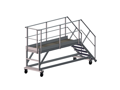 Container platform, 3 meter | Comfort