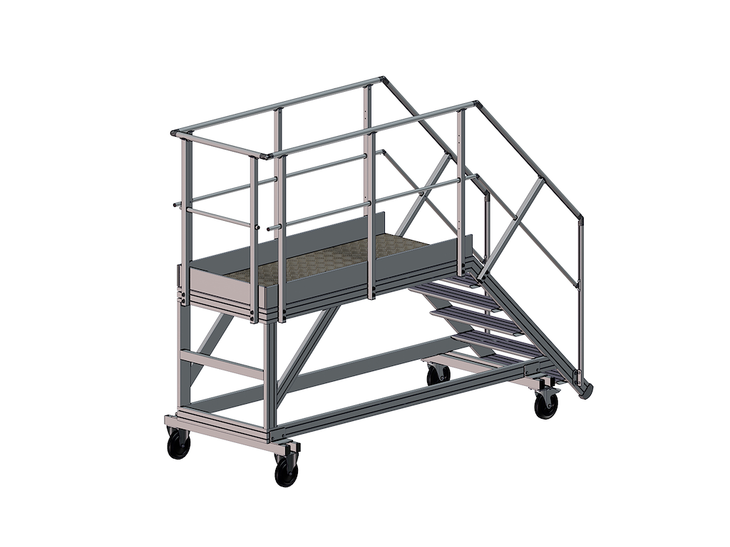 Container platform, 2 meter | Comfort