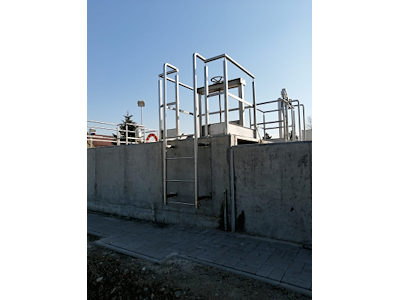 Lejder/vægstige u. rygbøjle 2,80 m | Rustfrit stål A4