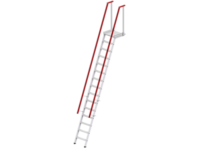 stigetrappe m. platform 15