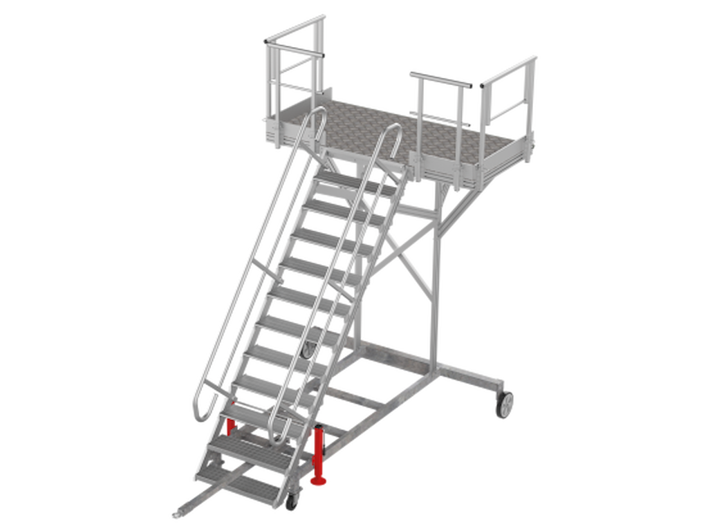 Flyplatform | 16 trin| maks 5 km/h | Bred kurv