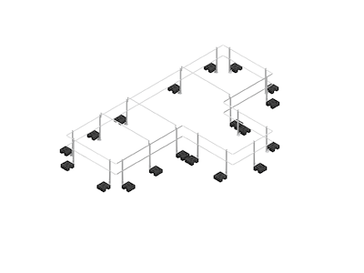 Ovenlys Gelænder 1.500x1.500 mm