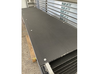 100% Alu-Plattform uten lem 245 cm.  