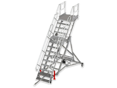 Højdejusterbar flyplatform 2500 til 3500 mm | Smal kurv